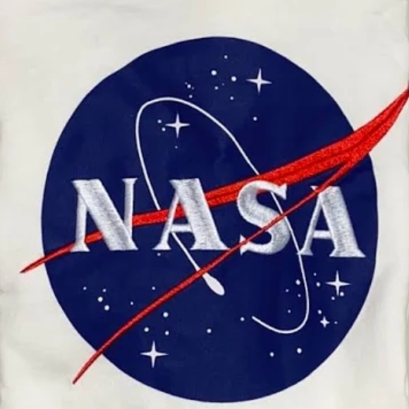 NASA Graphic Sweatshirt with Embroidery NWOT - Picture 5 of 5